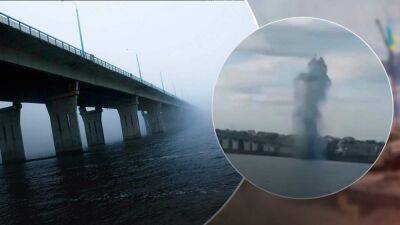 Антоновскому мосту опять было плохо: видео свежего прилета - 24tv.ua - Россия - Украина - Англия - Херсон - Херсонская обл.