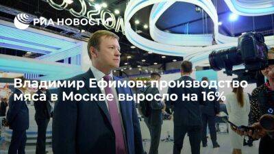Владимир Ефимов - Владимир Ефимов: производство мяса в Москве выросло на 16% - smartmoney.one - Москва