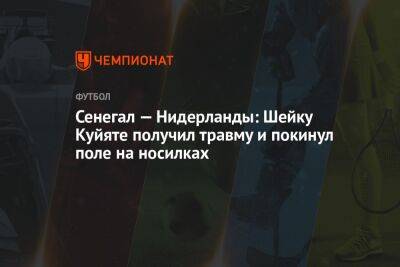 Сенегал — Нидерланды: Шейку Куйяте получил травму и покинул поле на носилках - championat.com - Голландия - Эквадор - Катар - Сенегал