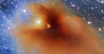 Вселенная - Удивительное зрелище. Телескоп Хаббл увидел самый первый этап рождения новой звезды (фото) - focus.ua - Украина