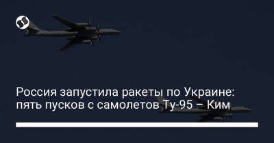 Виталий Ким - Россия запустила ракеты по Украине: пять пусков с самолетов Ту-95 – Ким - liga.net - Россия - Украина - Николаев - Мариуполь