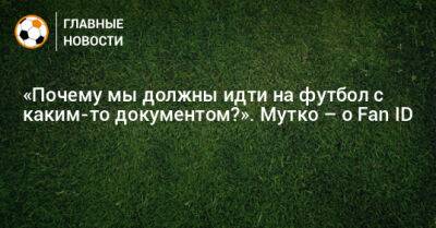 Виталий Мутко - «Почему мы должны идти на футбол с каким-то документом?». Мутко – о Fan ID - bombardir.ru