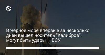 Наталья Гуменюк - В Черное море впервые за несколько дней вышел носитель "Калибров", могут быть удары — ВСУ - liga.net - Украина