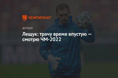 Игорь Лещук - Лещук: трачу время впустую — смотрю ЧМ-2022 - championat.com - Москва - Россия - Иран - Катар