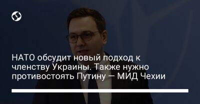 Владимир Путин - Ян Липавский - НАТО обсудит новый подход к членству Украины. Также нужно противостоять Путину — МИД Чехии - liga.net - Украина - Чехия - г. Бухарест