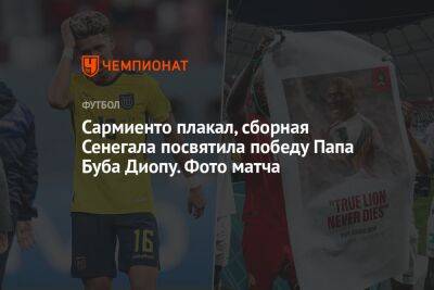 Дмитрий Голубович - Сармиенто плакал, сборная Сенегала посвятила победу Папа Буба Диопу. Фото матча - championat.com - Голландия - Эквадор - Катар - Сенегал