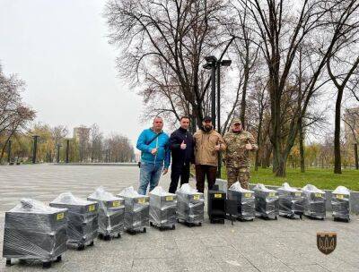 Олег Синегубов - Чтобы всем было тепло: харьковские теробороновцы получили буржуйки (фото) - objectiv.tv