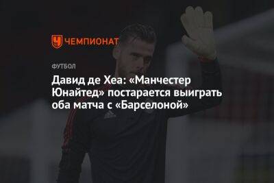 Давид Де-Хеа - Давид де Хеа: «Манчестер Юнайтед» постарается выиграть оба матча с «Барселоной» - championat.com