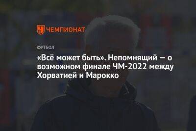 Валерий Непомнящий - Илья Никульников - «Всё может быть». Непомнящий — о возможном финале ЧМ-2022 между Хорватией и Марокко - championat.com - Россия - Франция - Хорватия - Аргентина - Катар - Марокко