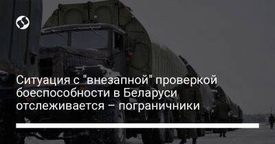 Андрей Демченко - Ситуация с "внезапной" проверкой боеспособности в Беларуси отслеживается – пограничники - liga.net - Украина - Белоруссия