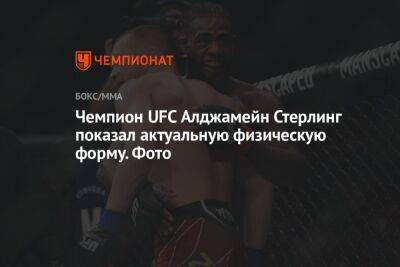Чемпион UFC Алджамейн Стерлинг показал актуальную физическую форму. Фото - championat.com - США - Эмираты - Абу-Даби - Ямайка