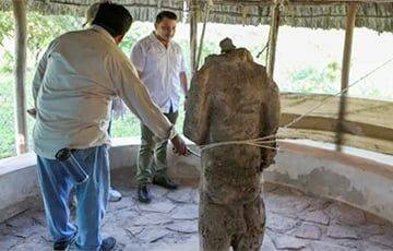 В древнем городе майя обнаружили загадочную статую воина - charter97.org - Белоруссия - Мексика - Иерусалим