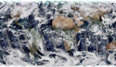 Спутник NOAA-21 прислал первые изображения Земли с прибора VIIRS: заснеженные Гималаи, бирюзовое Карибское море и облака смога над Индией - itc.ua - США - Украина - Индия - Куба - шт. Калифорния