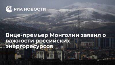 Вице-премьер Монголии Амарсайхан заявил о важности российских энергоресурсов для страны - smartmoney.one - Россия - Англия - Монголия - Европа