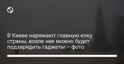 Виталий Кличко - В Киеве наряжают главную елку страны, возле нее можно будет подзарядить гаджеты – фото - liga.net - Украина - Киев