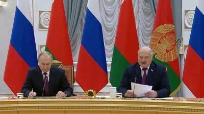 Владимир Путин - Александр Лукашенко - Путин провёл в Минске переговоры с Лукашенко - ru.euronews.com - Москва - Россия - Украина - Киев - Белоруссия - Минск