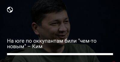 Виталий Ким - На юге по оккупантам били "чем-то новым" – Ким - liga.net - Россия - Украина