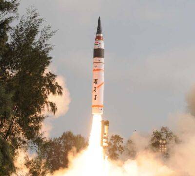 Індія випробувала нову міжконтинентальну балістичну ракету - lenta.ua - Китай - Украина - Індія