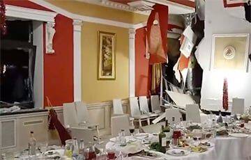 Дмитрий Рогозин - Виталий Хоценко - Появились фото с последствиями удара по ресторану с Рогозиным в Донецке - charter97.org - Россия - Белоруссия - ДНР - Донецк