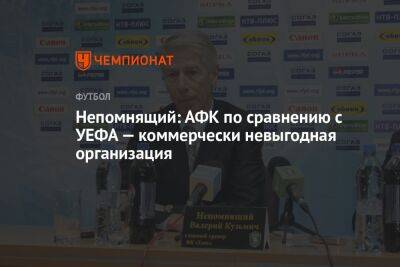 Валерий Непомнящий - Непомнящий: АФК по сравнению с УЕФА — коммерчески невыгодная организация - championat.com - Россия