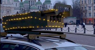 Виталий Кличко - В Киеве заметили автомобиль с "установкой" HIMARS на крыше (видео) - focus.ua - Украина - Киев
