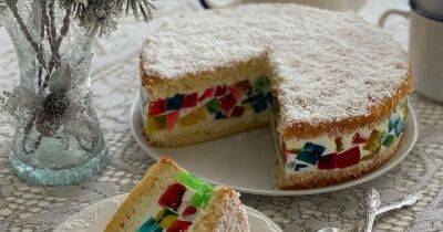 По мотивам "битого стекла": вкусный и красивый торт к праздничному столу - focus.ua - Украина