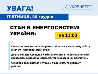 Ситуация с энергоснабжением в восточном регионе сложная — Укрэнерго - objectiv.tv - Россия - Украина