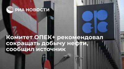 Владимир Путин - Комитет ОПЕК+ рекомендовал продолжить сокращать добычу на 2 миллиона баррелей в сутки - smartmoney.one - Россия