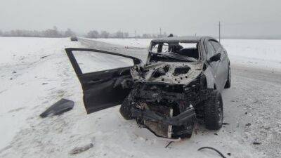 Две иномарки столкнулись на трассе в Башкирии, погибла женщина - usedcars.ru - Башкирия - район Гафурийский