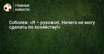 Александр Соболев - Соболев: «Я – рукожоп. Ничего не могу сделать по хозяйству!» - bombardir.ru