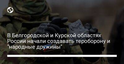 Роман Старовойт - Вячеслав Гладков - В Белгородской и Курской областях России начали создавать тероборону и "народные дружины" - liga.net - Россия - Украина - Белгородская обл. - Курская обл.