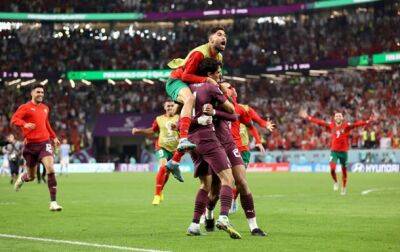 ЧМ-2022: Марокко сенсационно победило Испанию и сыграет в 1/4 с Португалией - korrespondent.net - Украина - Швейцария - Испания - Португалия - Катар - Марокко