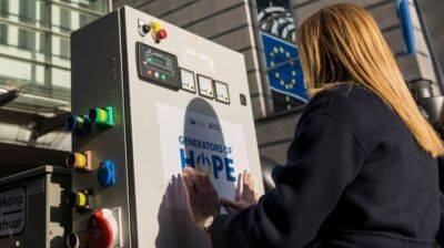 Роберта Метсола - Европарламент и бельгийские города передают первые "генераторы надежды" для Украины - pravda.com.ua - Украина - Бельгия - Брюссель