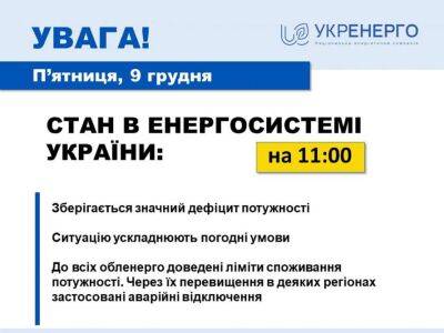 У кількох областях України запроваджено аварійні відключення світла - lenta.ua - Украина - Росія