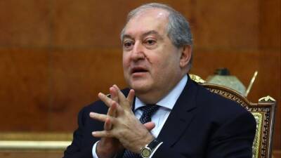 Армен Саркисян - Ален Симонян - Спикер парламента подписал отставку президента Армении - 5-tv.ru - Армения