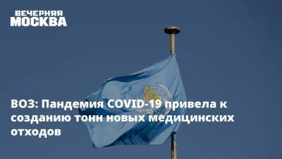 ВОЗ: Пандемия COVID-19 привела к созданию тонн новых медицинских отходов - vm.ru - Юар