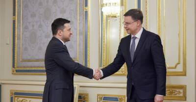 Владимир Зеленский - Валдис Домбровскис - ЕС направит Украине транш на 600 млн евро без дополнительных условий - kp.ua - Украина