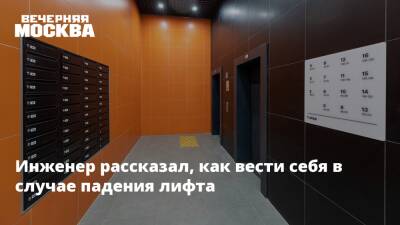 Инженер рассказал, как вести себя в случае падения лифта - vm.ru - Москва
