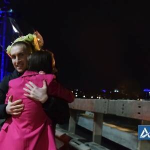 Запорожец сделал предложение девушке на вантовом мосту: как это было. Фото - reporter-ua.com - Украина - Запорожье - Запорожье