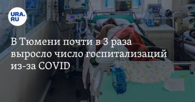 В Тюмени почти в 3 раза выросло число госпитализаций из-за COVID - ura.news - Тюмень - Тюменская обл. - Курганская обл.