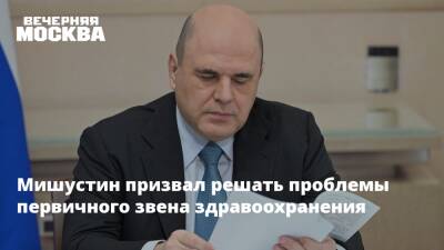 Михаил Мишустин - Мишустин призвал решать проблемы первичного звена здравоохранения - vm.ru - Россия