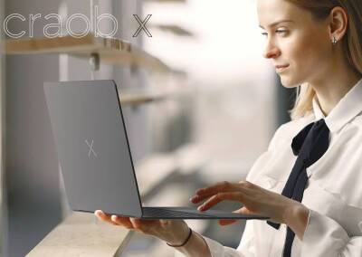 Craob X – ноутбук толщиной 7 мм, без каких-либо разъёмов и с вырезом в дисплее - itc.ua - Украина