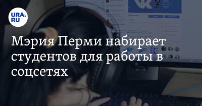 Алексей Демкин - Мэрия Перми набирает студентов для работы в соцсетях - ura.news - Пермь