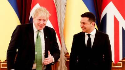 Владимир Зеленский - Борис Джонсон - Дмитрий Песков - Зеленский и Джонсон договорились о сотрудничестве по безопасности в Чёрном море - russian.rt.com - Россия - Украина - Англия