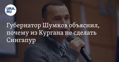 Вадим Шумков - Губернатор Шумков объяснил, почему из Кургана не сделать Сингапур. Скрин - ura.news - Курган - Сингапур - Республика Сингапур