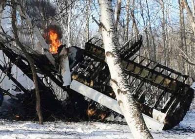 Владимир Солодов - Частный самолет разбился и сгорел на Камчатке, при крушении погибли два человека - province.ru