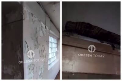 Облезлые стены и не только: запущенное состояние строительной академии в Одессе показали на видео - politeka.net - Украина - Одесса - Одесса