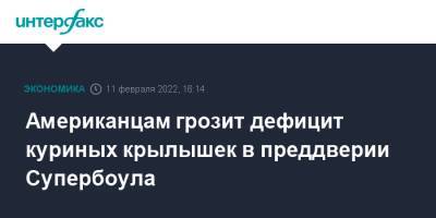 Американцам грозит дефицит куриных крылышек в преддверии Супербоула - interfax.ru - Москва - США