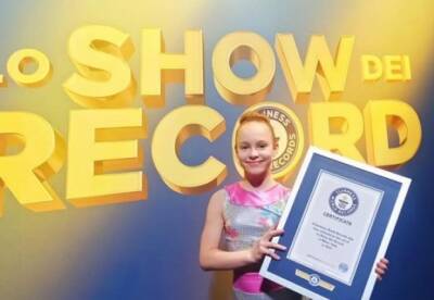 11-летняя гимнастка из Одесской области установила мировой рекорд - facenews.ua - Китай - Украина - Одесская обл. - Подольск