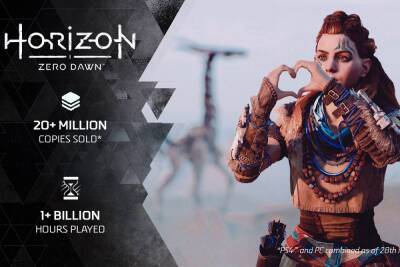 Horizon Zero Dawn разошлась тиражом свыше 20 млн копий, а на PS4 и PS5 уже стартовала предзагрузка Horizon Forbidden West (+ свежий кинематографический трейлер) - itc.ua - Украина